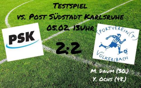2. Remis im 2.Testspiel
