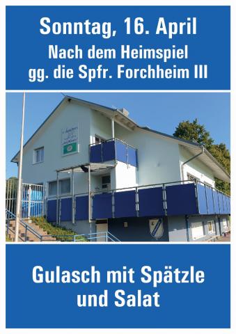 Sonder-Essen im Clubhaus