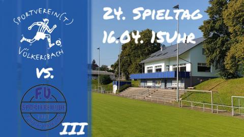 Die Sportfreunde Forchheim sind zu Gast - 24. Spieltag