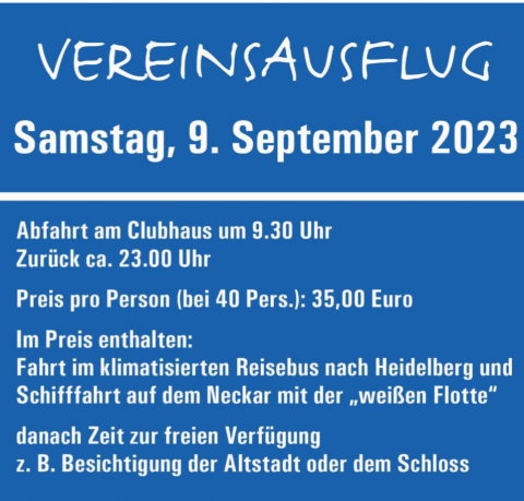 Vereinsausflug 2023⛴️ ?
