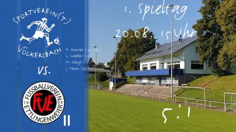 1.Spieltag - Auftaktsieg bei Gluthitze