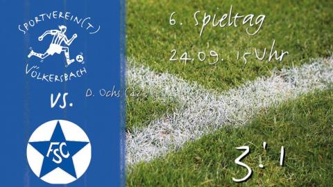 6. Spieltag - Erneute Niederlage trotz verbesserter Leistung