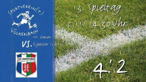 13. Spieltag - Niederlage in Rüppur