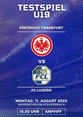 U19 der Eintracht Frankfurt und des FC Luzern zu Gast in Völkersbach